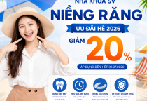 Ưu Đãi Niềng Răng Giảm 20% Tại Nha Khoa SV – Chỉnh Nha Chuẩn Y Khoa, Tiết Kiệm Chi Phí