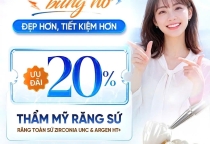 Deal Hè Bùng Nổ – Ưu Đãi 20% Thẩm Mỹ Răng Sứ Zirconia UNC & Argen HT+ Tại Nha Khoa SV