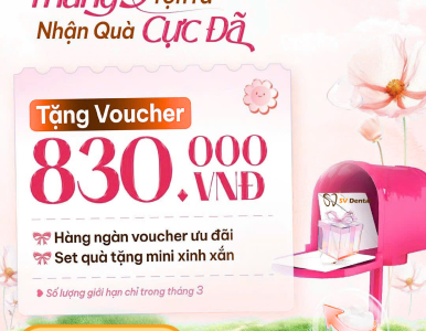 Tháng 3 rộn ràng – Nhận voucher đến 830.000đ chăm sóc răng miệng tại Nha Khoa SV  2. Meta Description