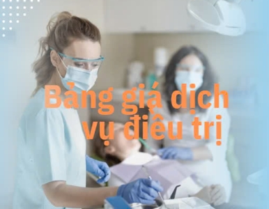 BẢNG GIÁ DỊCH VỤ ĐIỀU TRỊ