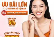 Ưu đãi lơn chúc mừng ngày phụ nữ việt nam 20/10- ưu đãi răng sứ cao cấp chỉ 2.500.000 /1 răng  tại NHA KHOA SV  Ưu đãi lơn chúc mừng ngày phụ nữ việt nam 20/10- ưu đãi răng sứ cao cấp chỉ 2.500.000 /1 răng  tại NHA KHOA SV