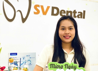 Mỹ Thanh đã điều trị niềng răng tại Nha khoa SV