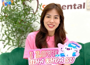 Nụ cười mới của bạn KIM Yến sau dán sứ thẩm mỹ tại NHA KHOA SV 