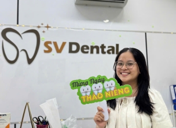 Bạn Thanh đã hoàn thành quá trình niềng răng tại NHA KOA SV 