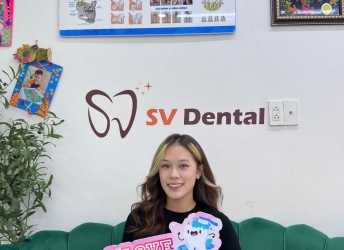 Bạn Thu Uyên dán sứ tại Nha Khoa SV – Nụ cười trắng sáng tự nhiên