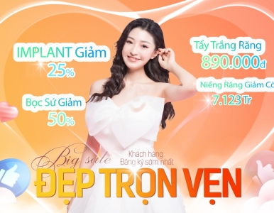🎀 BIG SALE TẠI SV DENTAL – “ĐẸP TRỌN VẸN” CHO NỤ CƯỜI HOÀN HẢO 🎀