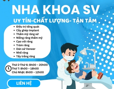 Phòng khám Nha khoa quận 3: Nha khoa SV