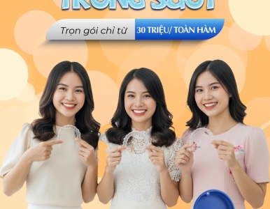 Ưu đãi niềng khay trong suốt tại NHA KHOA SV- trọn gói chỉ 30.triệu 
