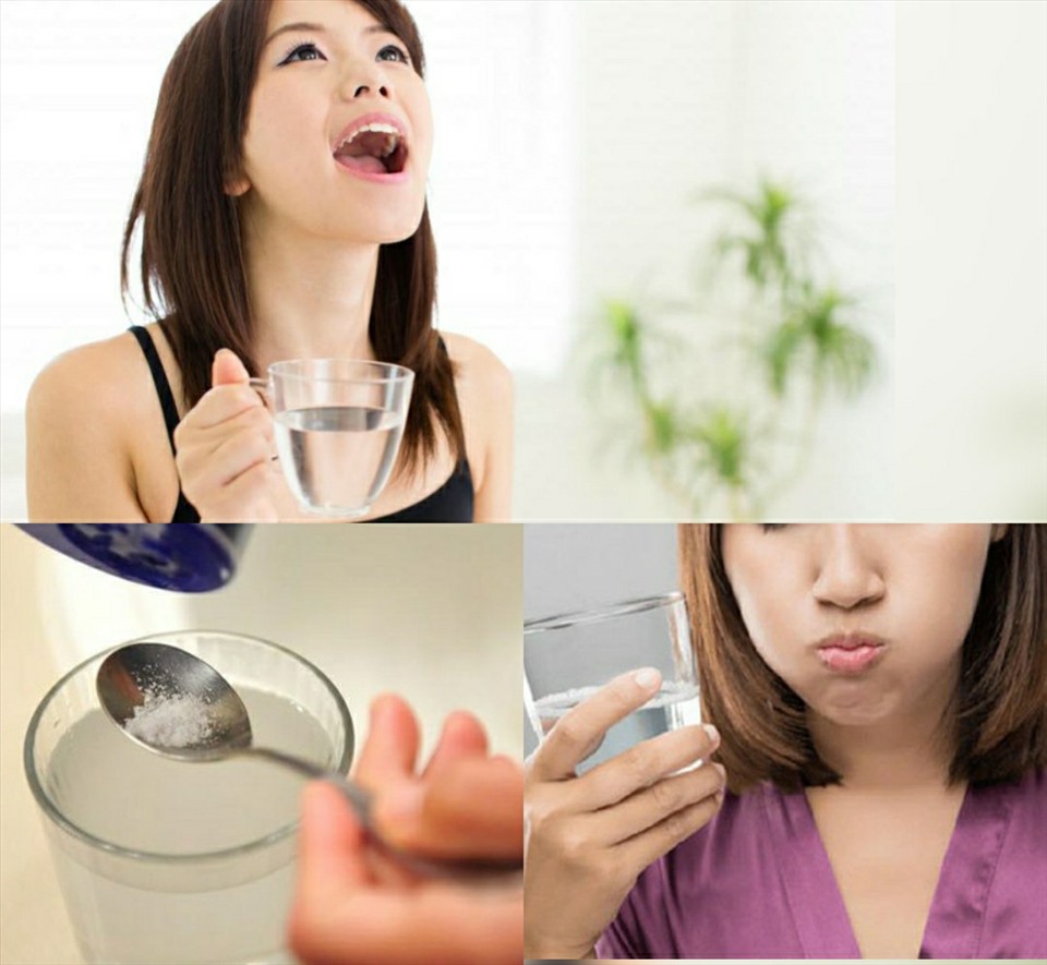 Súc miệng bằng nước muối và một cách kháng viêm và sát khuẩn